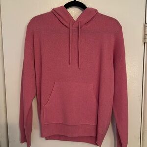 Outerknown Hudson Pink Cashmere Hoodie